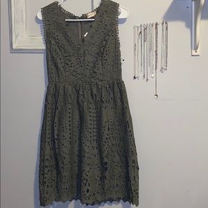 Altar’d state grey sleeveless dress